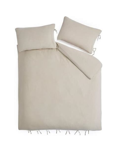 Very Home Muslin Duvet Cover Set In Natural