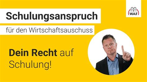 Schulungsanspruch F R Den Wirtschaftsausschuss Betriebsrat Video