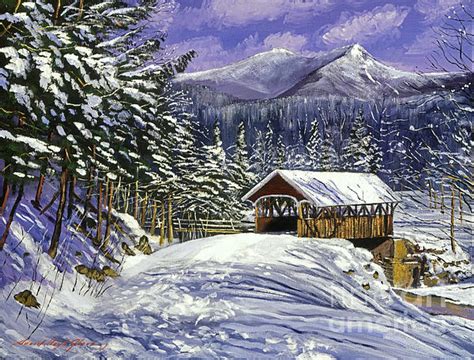 Christmas In New England Greeting Card For Sale By David Lloyd Glover