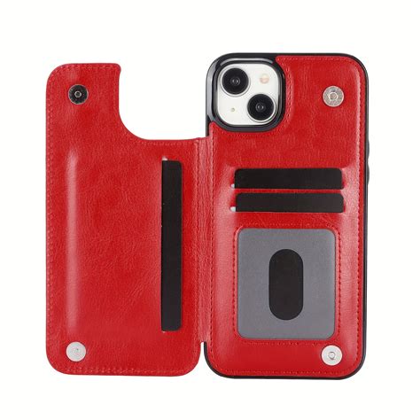 Wallet Phone Case Card Holder Pu Leather Kickstand Card Temu South Africa