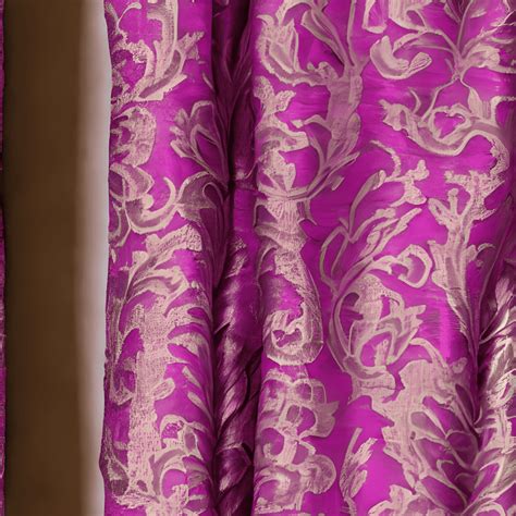 Pink Tapestry Purple Brocade Pattern · Creative Fabrica