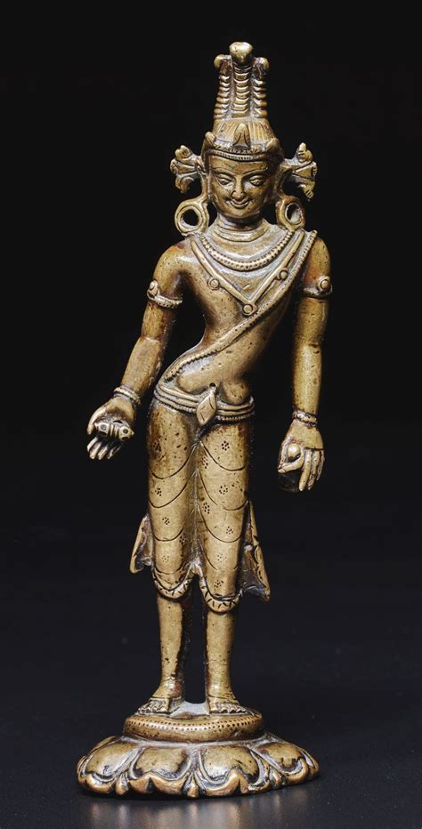 A BRONZE FIGURE OF VAJRAPANI Western Tibet, 12th Century | Buddhist art ...