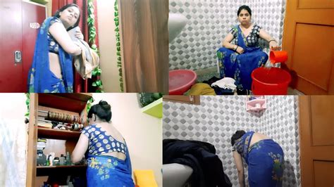 💁‍♀️saree Vlog Itni Jyada Tabiyat Kharab Fir Bhi Cleaning Indian