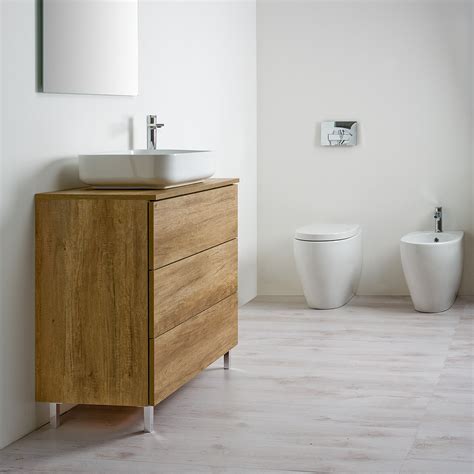 Mobile Bagno A Terra Con Cassetti Moderno Klara Ceramica