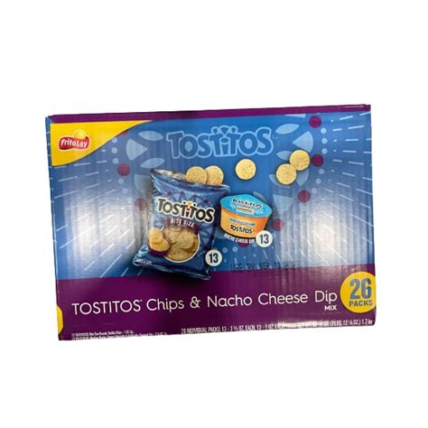 Tostitos Chips And Nacho Cheese Dip Mix 26 Packs 60 Oz Shelhealth