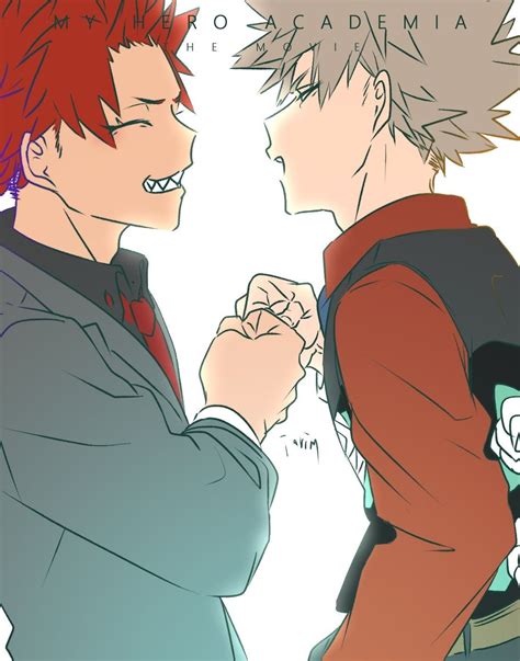 Kiribaku Bakugou Katsuki Kirishima Eijirou Boku No Hero Academia Bnha Mha Kirishima Eijirou