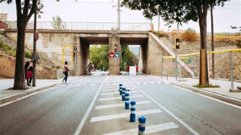 Comienzan Las Obras De Un Nuevo Paso Bajo En El Pont Dels Dos Ulls De