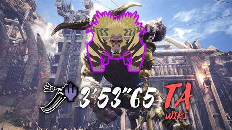 3 53 65 Tempered Furious Rajang Solo LS TA Wiki MHW IcebornePC