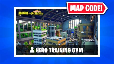 How To Play My Hero Academia Training Gym Map Code In Fortnite Youtube