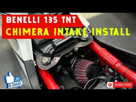 Benelli Tnt Chimera Air Intake Install Youtube