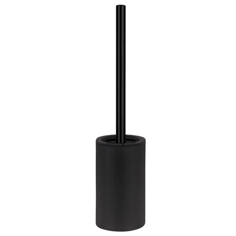 Spirella Brosse wc avec support Céramique TUBE MATT Noir mat Spirella