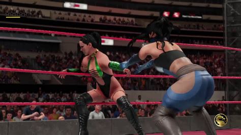 Wwe 2k19 Mortal Kombat Universe Jade Vs Kitana Youtube