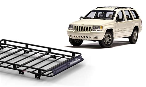 Jeep Grand Cherokee WJ 1999 2004 Wagon Oval Steel Roof Rack