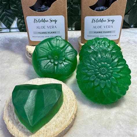 Aloe Vera Handmade Soap Ylang Ylang All Natural Essential Oil