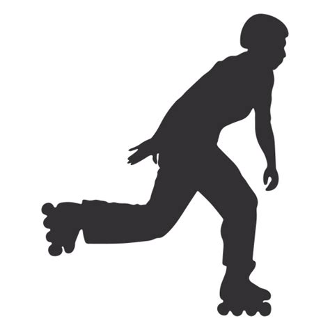 Roller Skate Silhouette Clip Art