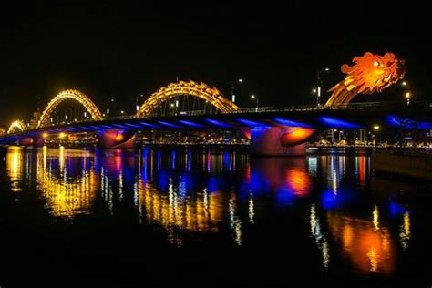 Yep, cool and see. The night market next door is fun. - Dragon Bridge, Da Nang Traveller Reviews ...