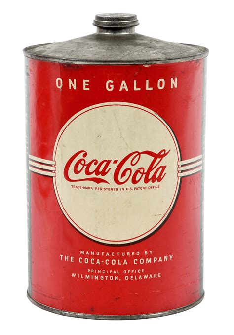 Lot Detail 1930s One Gallon Coca Cola Syrup Can