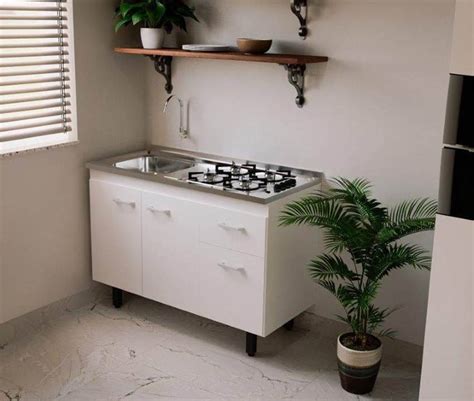 Pia Com Fogao Juntos - Fogão com pia? Veja a peça que economiza espaço na cozinha | CASA.COM.BR