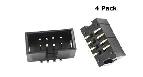 IDC 2X4 Box Connector SMD 4 Pack Micro Robotics