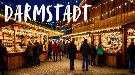 Darmstädter Weihnachtsmarkt Darmstadt Christmas Market 2023 YouTube