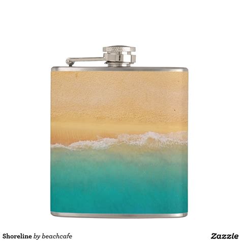 Shoreline Summer Hip Flask Flask Hip Flask Mugs