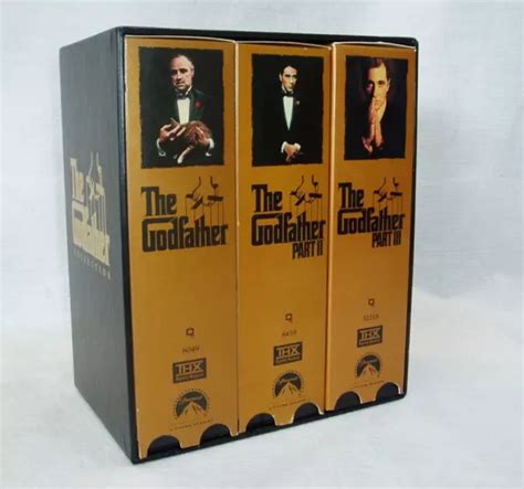 The Godfather Collection Vhs Box Set Tape Set Picclick Uk