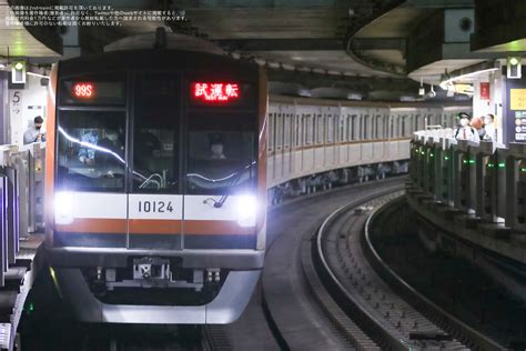 2nd Train 【メトロ】10000系10124f 走行状態監視機能動作確認試運転の写真 Topicphotoid70724