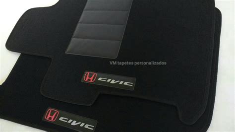 Jogo De Tapete Honda Civic Personalizados Elo