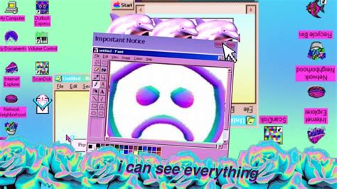 I Can See Everything R Vaporwaveart