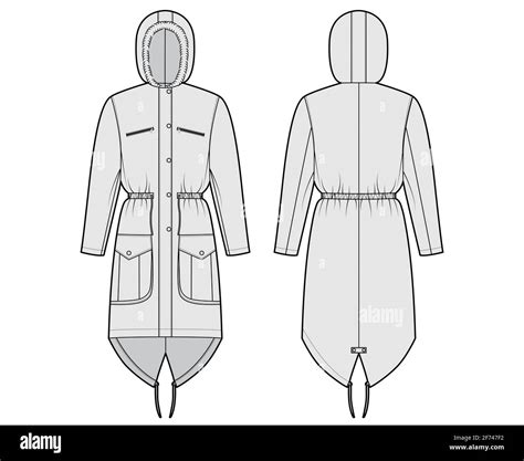 Illustrator Sketches Parka