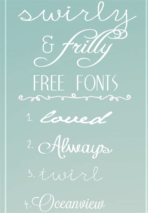 We Lived Happily Ever After 10 Free Watercolor Fonts