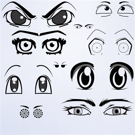 Anime Eyes Photoshop Brushes 1 by alextelford on DeviantArt