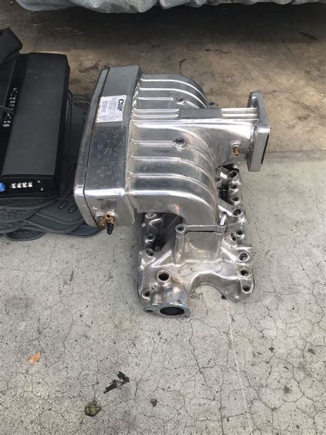 Mustang Qualifier Upper Lower Polished Efi Intake Cobra Lx Gt