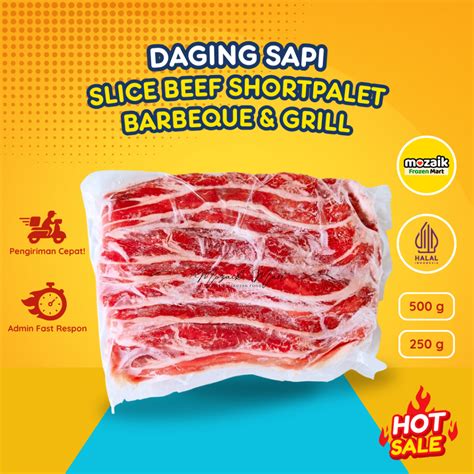 Jual Daging Sapi Slice Beef Shortplate Teriyaki Yakiniku Yoshinoya