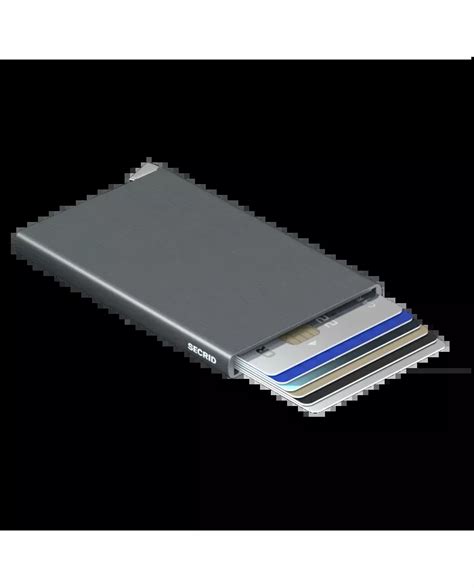 Secrid Porte cartes de crédit en aluminium FROST Titanium