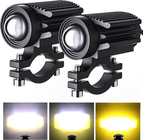 Motorcycle Fog Lights K W Super Bright Motorcycle Led Headlight