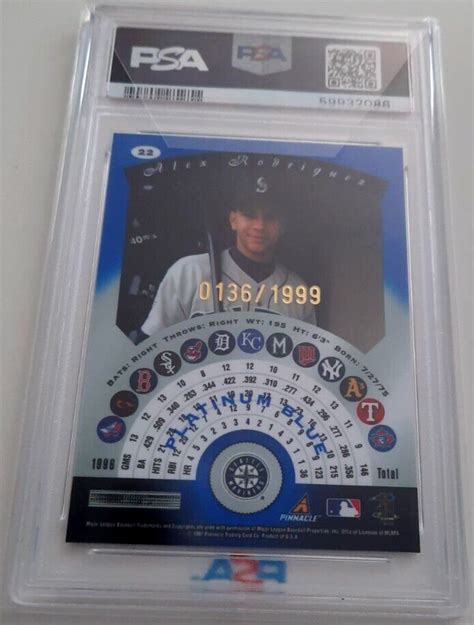 Pinnacle Totally Certified Platinum Blue Alex Rodriguez