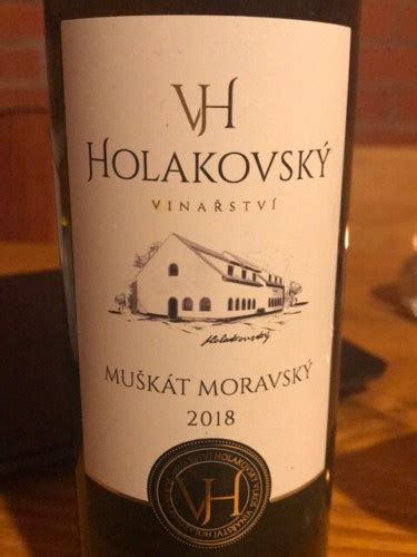 Holakovský Vinařství Muškát Moravský Vivino US