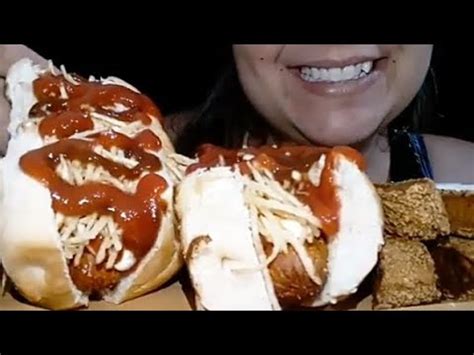 CACHORRO QUENTE SIMPLES EMPANADO DE FRANGO COCA COLA ASMR COMIDA FOOD