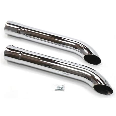 Patriot Exhaust H3820 Side Tubes Turnout Chrome 26 Inch