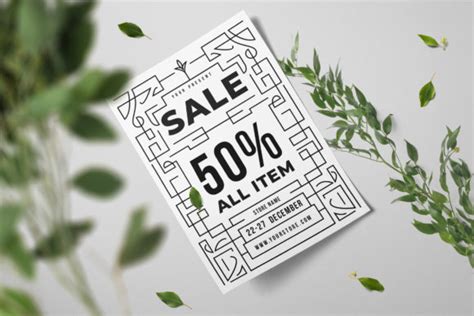 Art Deco Sale Flyer Graphic By Storictype Creative Fabrica