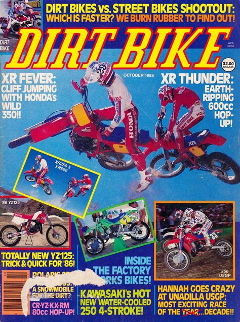 10 1985 October Dirt Bike Dirt Bike Magazine Tony Blazier Flickr