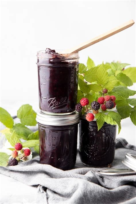 How to Make Black Raspberry Jam | Wholefully