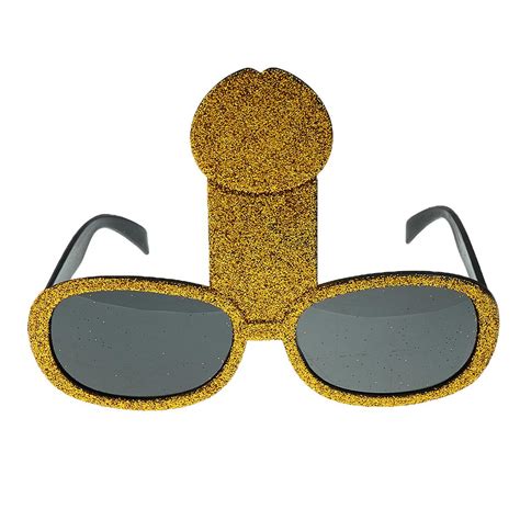 Buy Glitter Willy Penis Sunglasses Glasses Fancy Dress Hen Stag Night