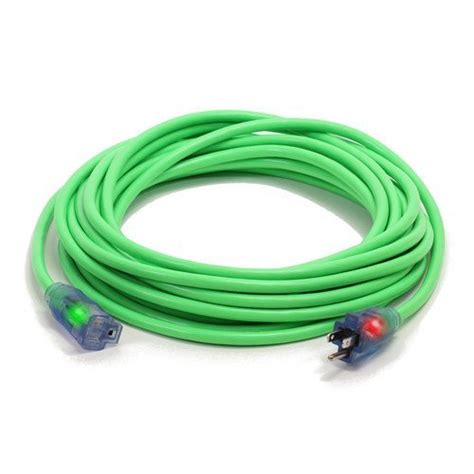 Century D Sjtw Pro Glo Extension Cord Green