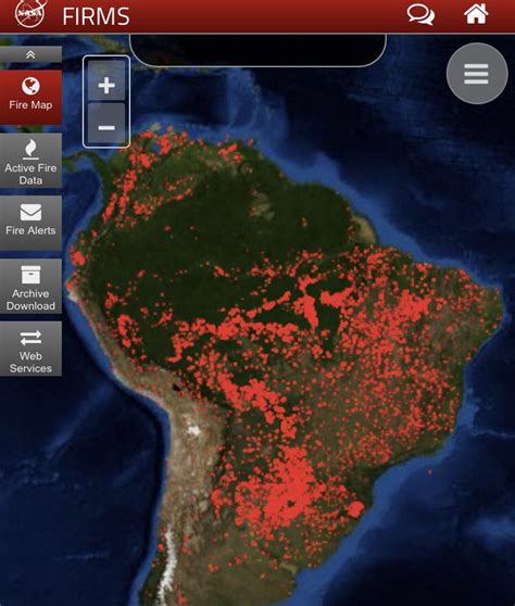 Nasa Fire Map : Nasa Wildfires A Symptom Of Climate Change, The map is ...