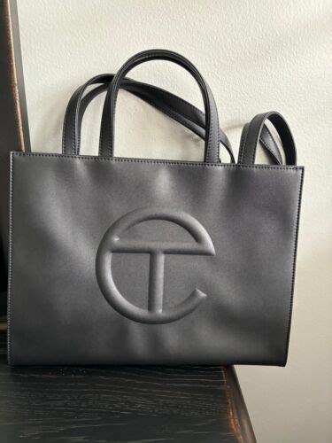 New Telfar Medium Black Shopping Bag Never Used Ebay