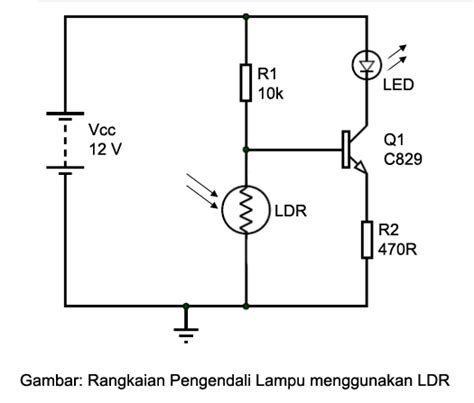 Rangkaian Sensor Ldr Dan Cara Kerja Ldr Light Dependent Resistor XXX