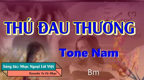 Karaoke I Th Au Th Ng Tone Nam Tavanhac Youtube