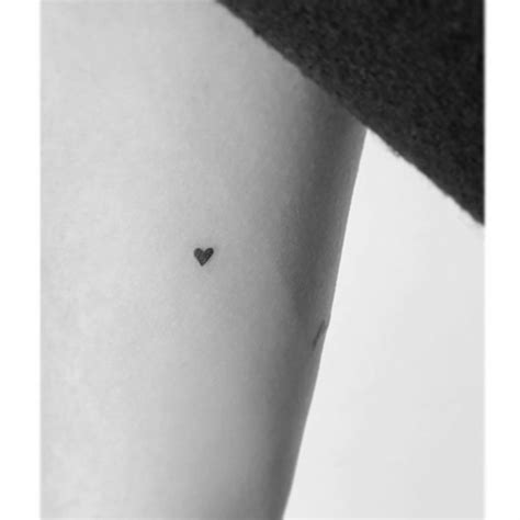 Tiny Heart Tattooed On The Inner Arm